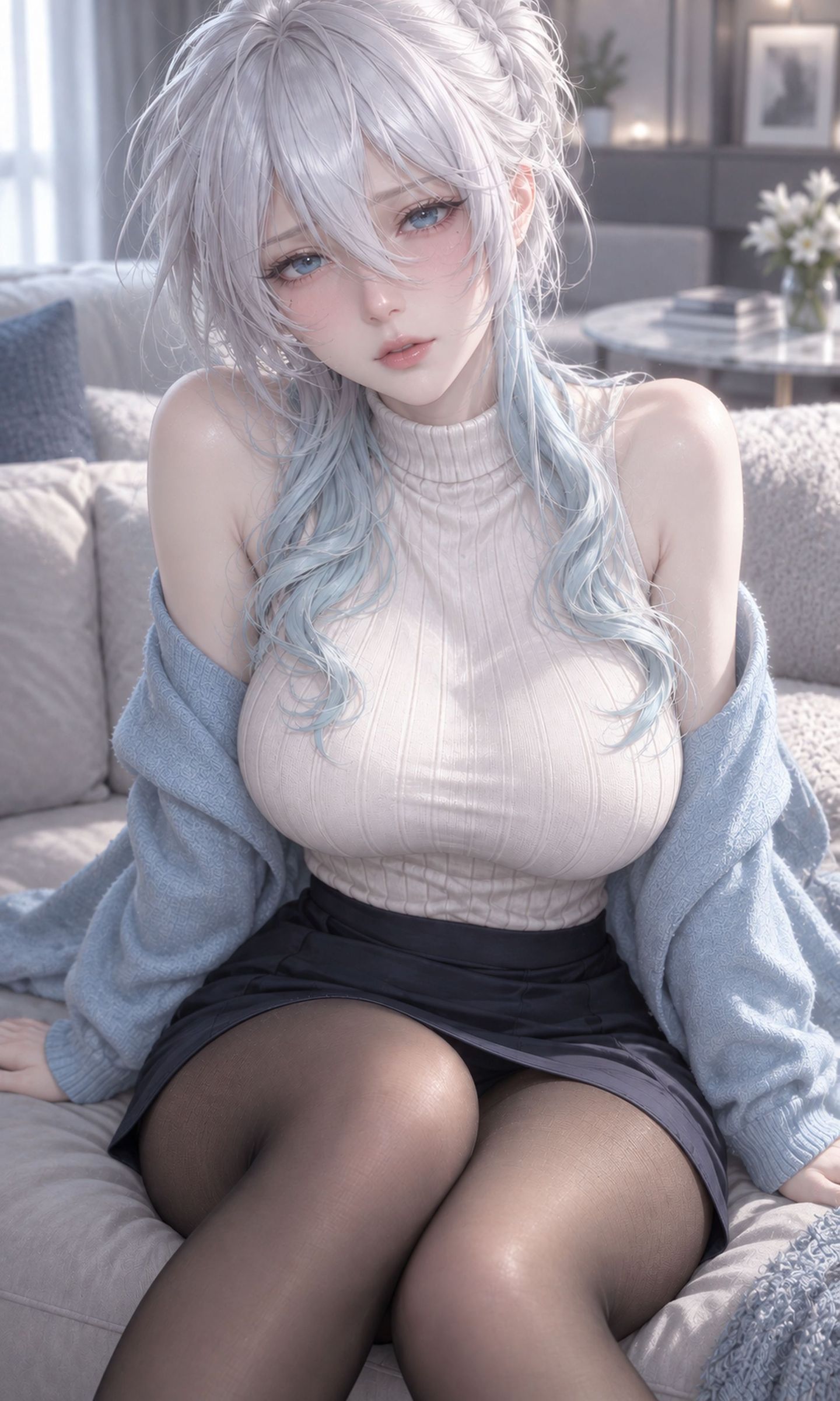 雪乃小姐休闲套装美图壁纸 二次元动漫女性角色图片大全,第1张