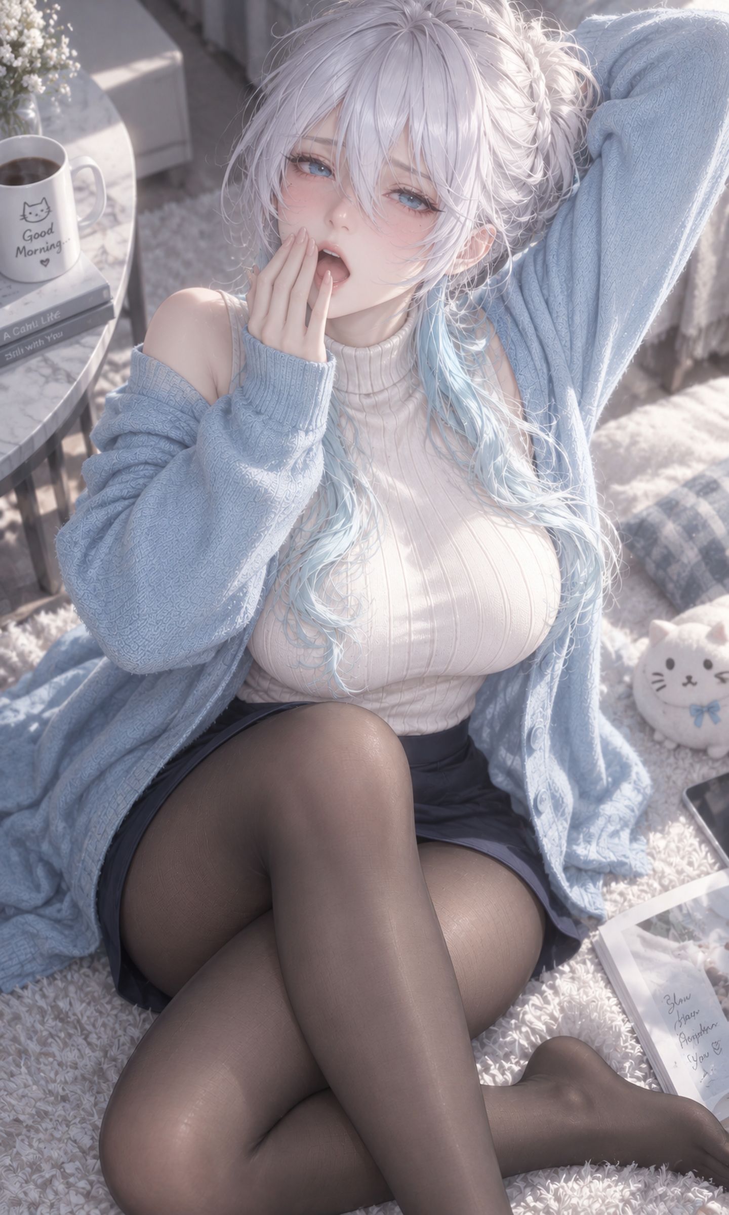 雪乃小姐休闲套装美图壁纸 二次元动漫女性角色图片大全,第2张