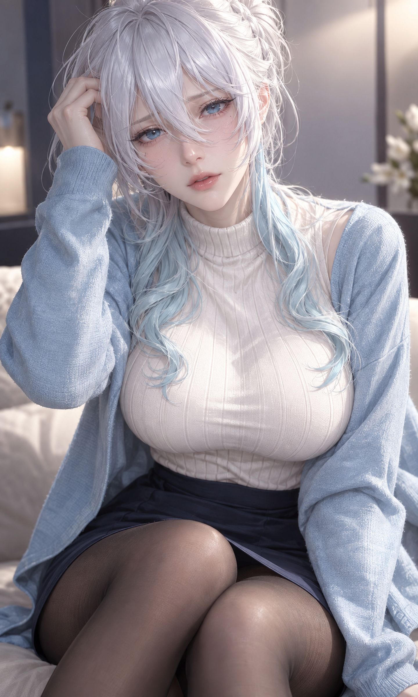 雪乃小姐休闲套装美图壁纸 二次元动漫女性角色图片大全,第3张