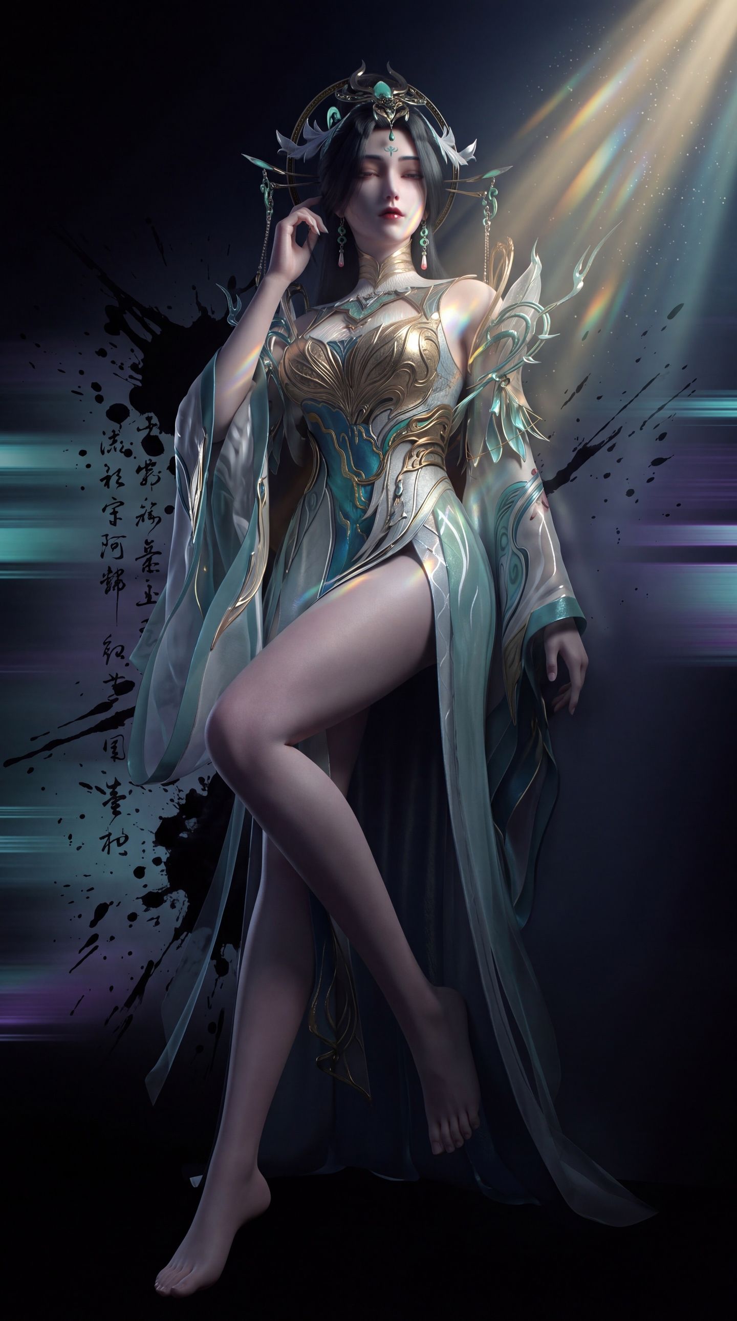 完美世界九劫焚天柳神手机壁纸，动漫国漫人物美图大全,第2张