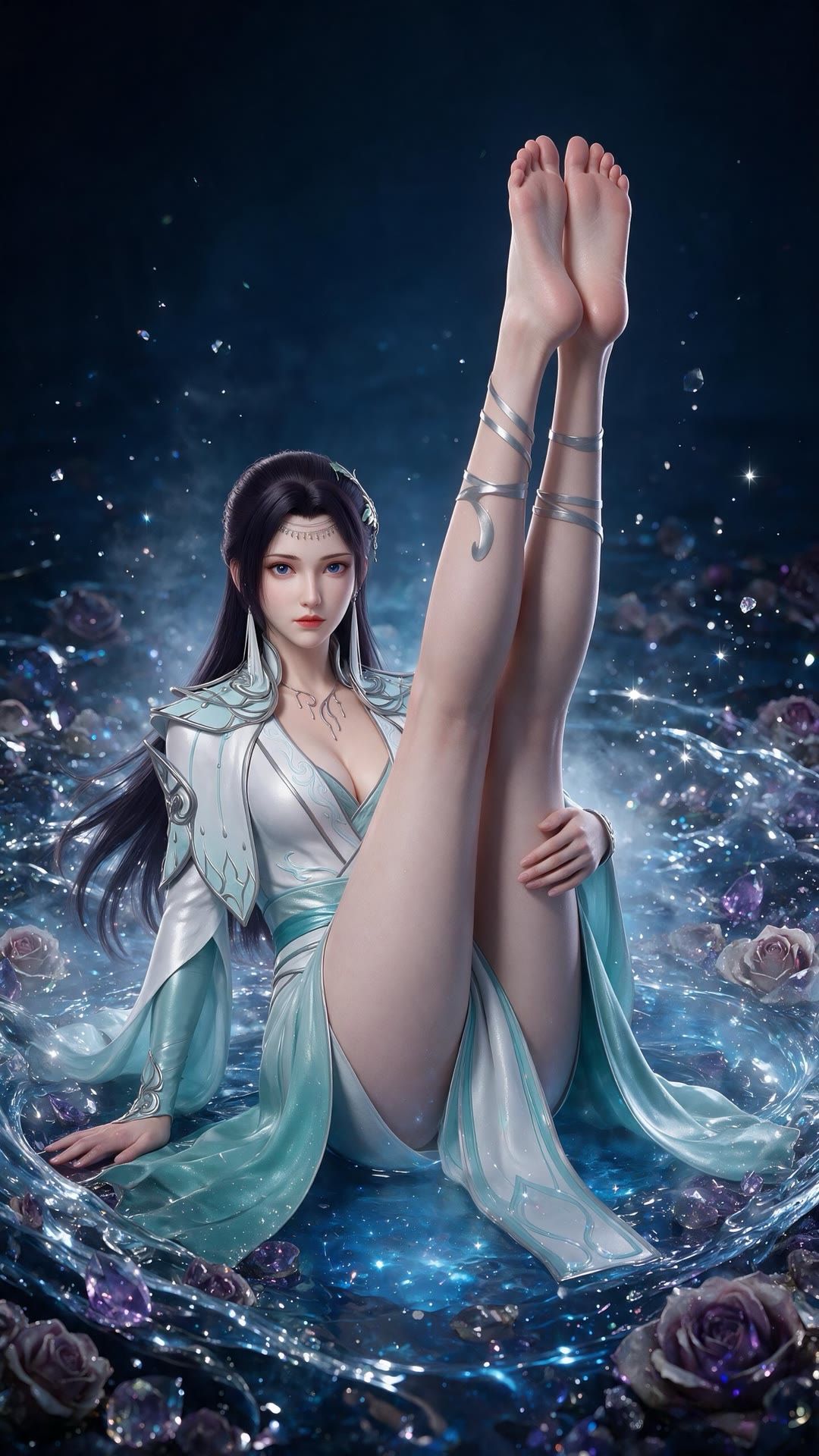 斗破苍穹云韵性感图片大全，动漫国漫大长腿御姐美女,第2张