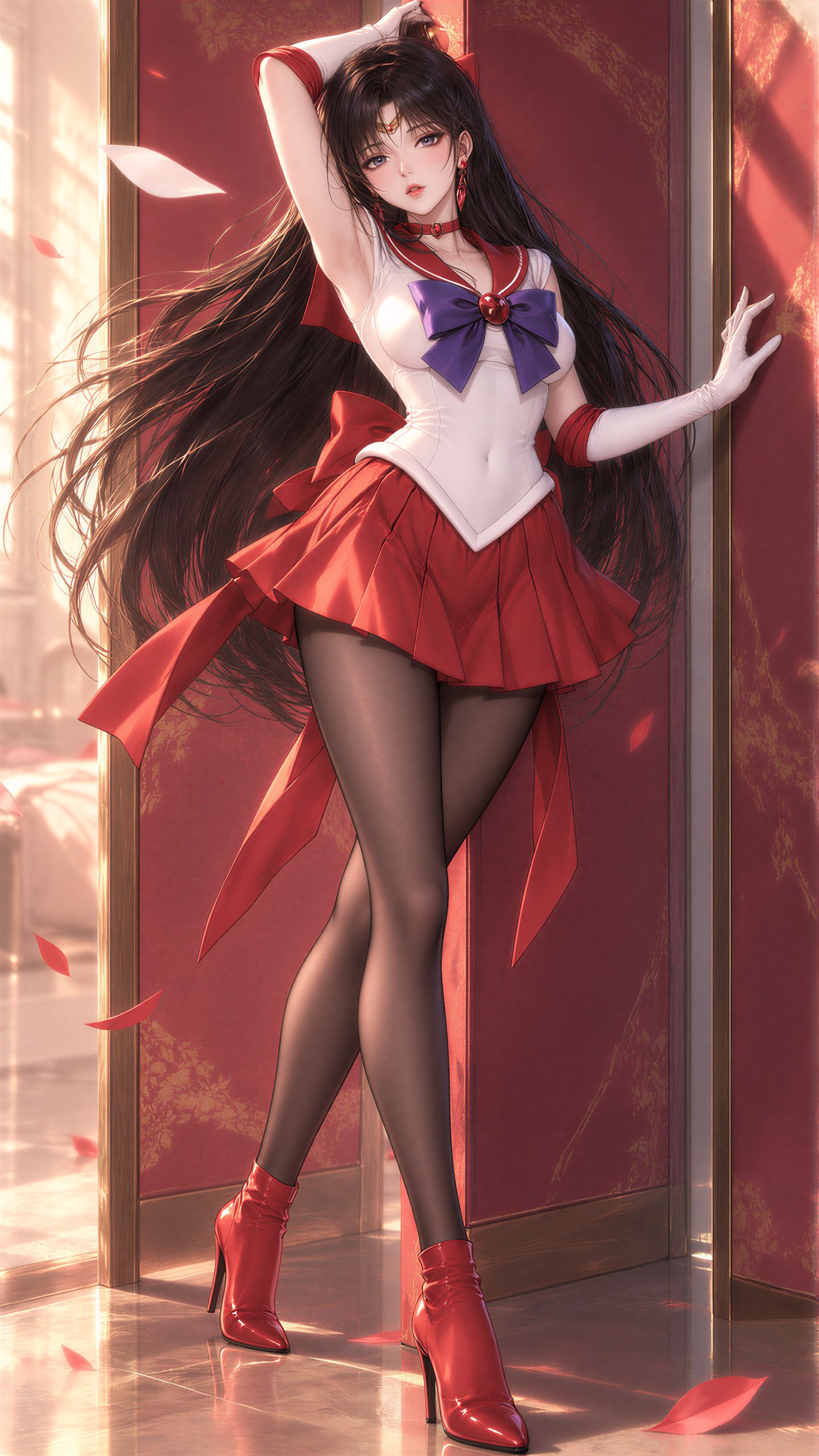 二次元动漫黑丝大长腿美少女战士，水冰月壁纸,第3张