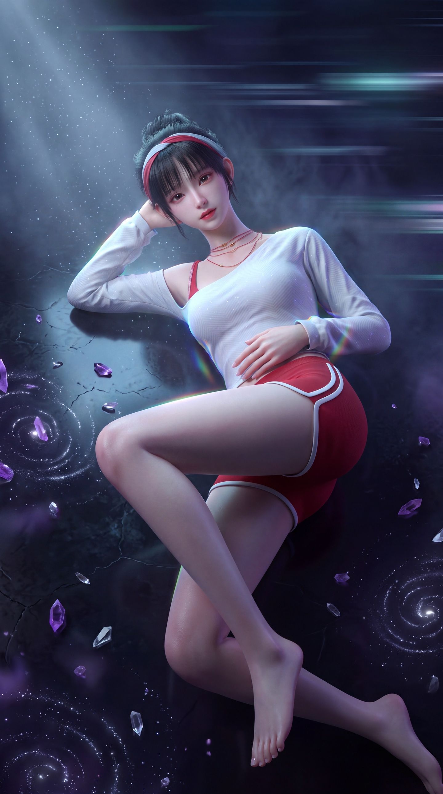 灵镜行者动画男主角小姨江玉饵壁纸，国漫美女美图推荐,第6张