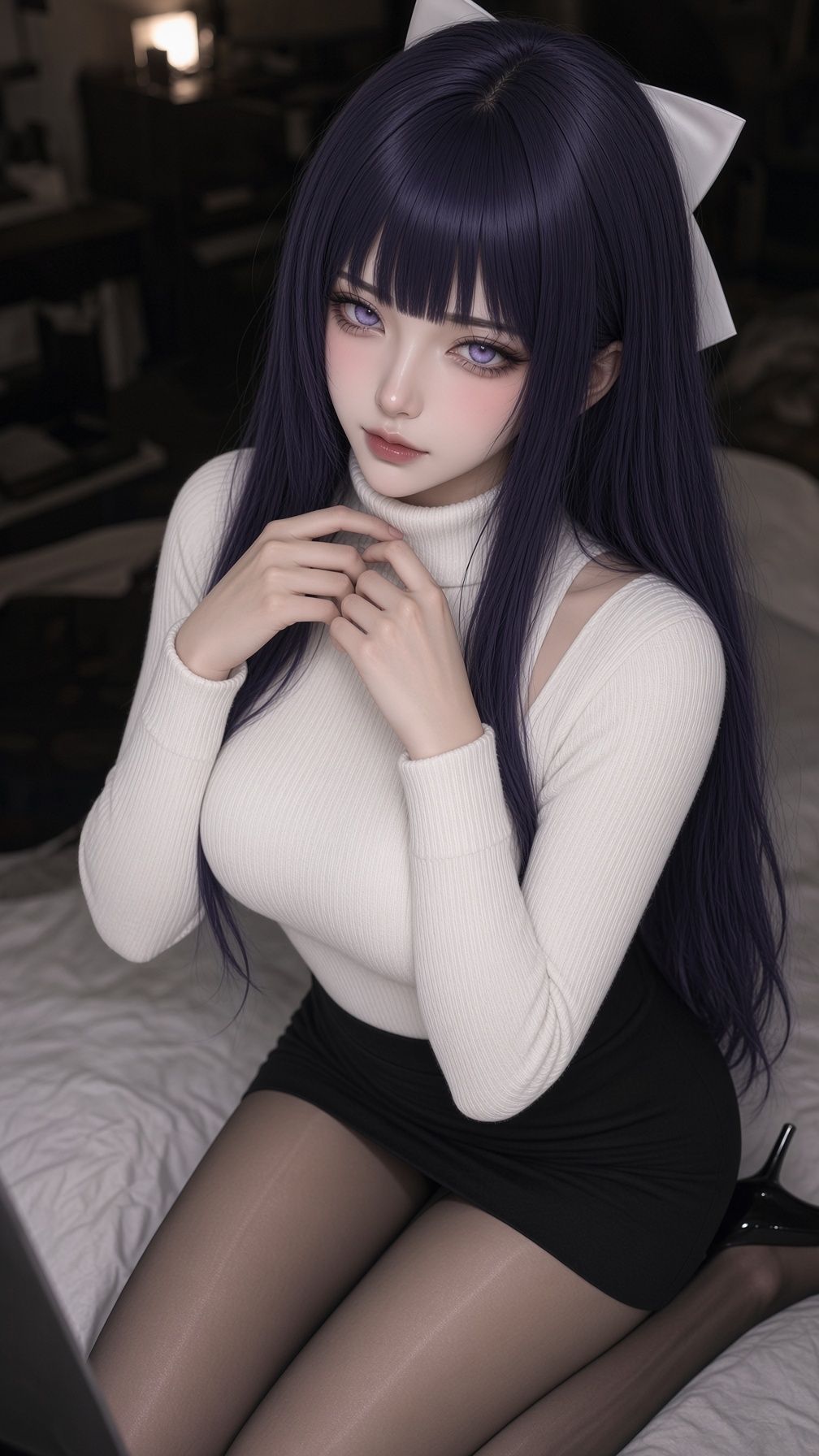 火影忍者向日雏田壁纸，超高清二次元动漫美女,第4张