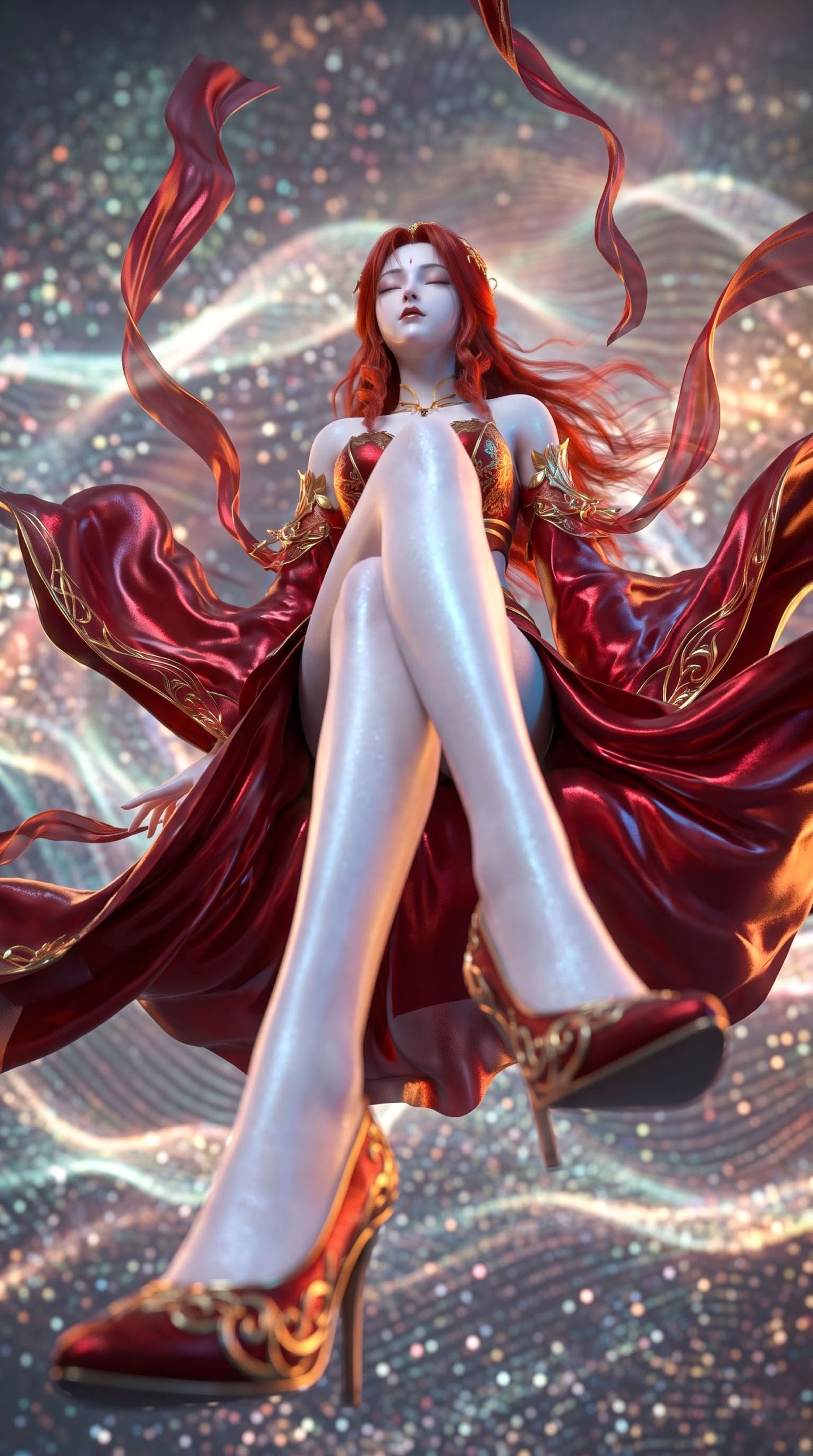 完美世界动画，神冥壁纸，AI国漫女神图片大全,第5张