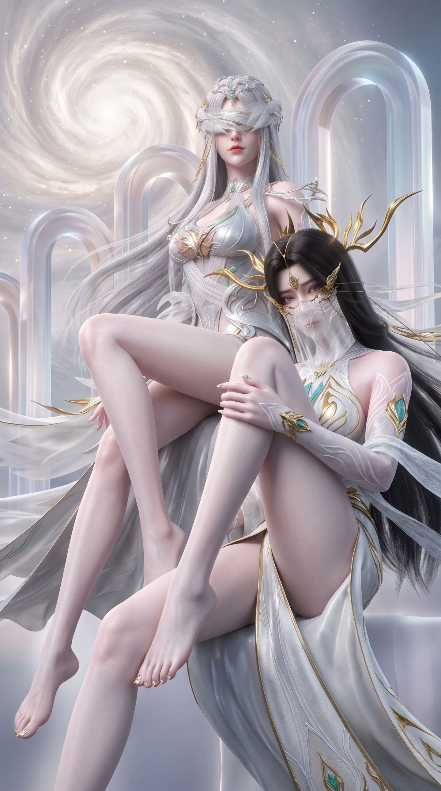 柳神、倪克斯、剑妈...AI国漫成熟型美女壁纸图片，多图集,第9张