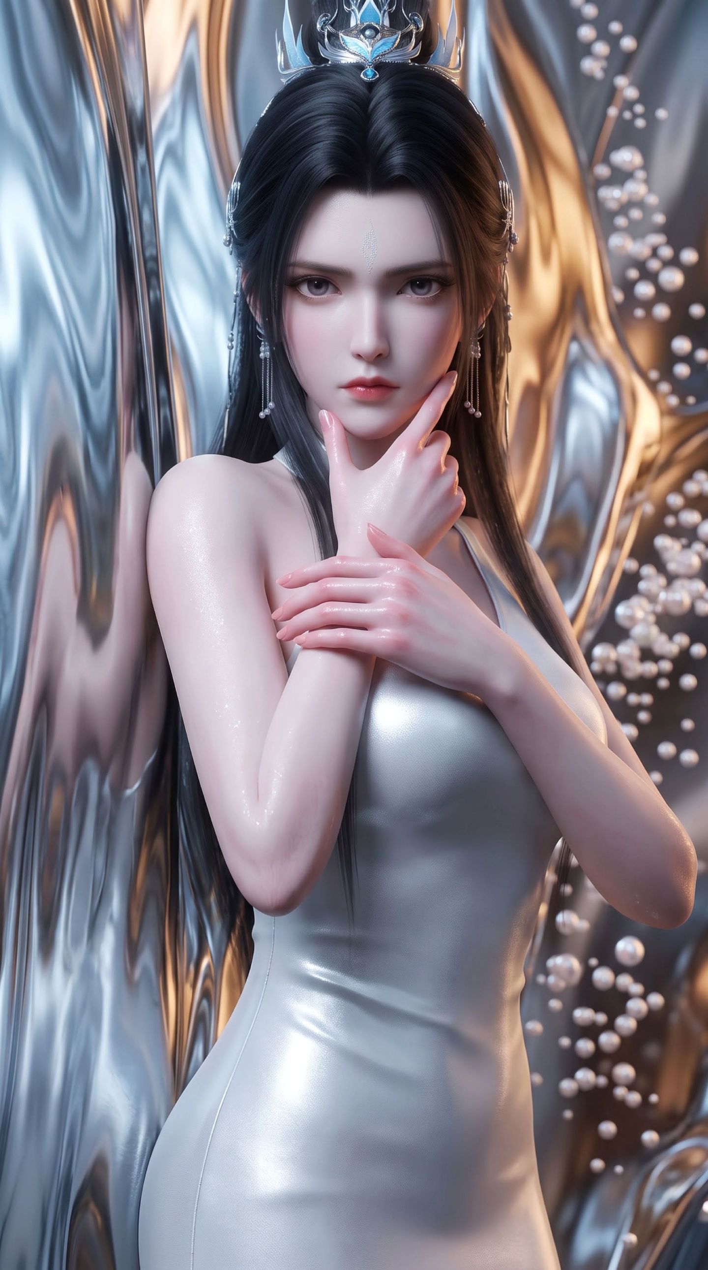 古装玄幻《诛仙》动画御姐陆雪琪图片，时尚潮流变装穿搭版壁纸,第1张