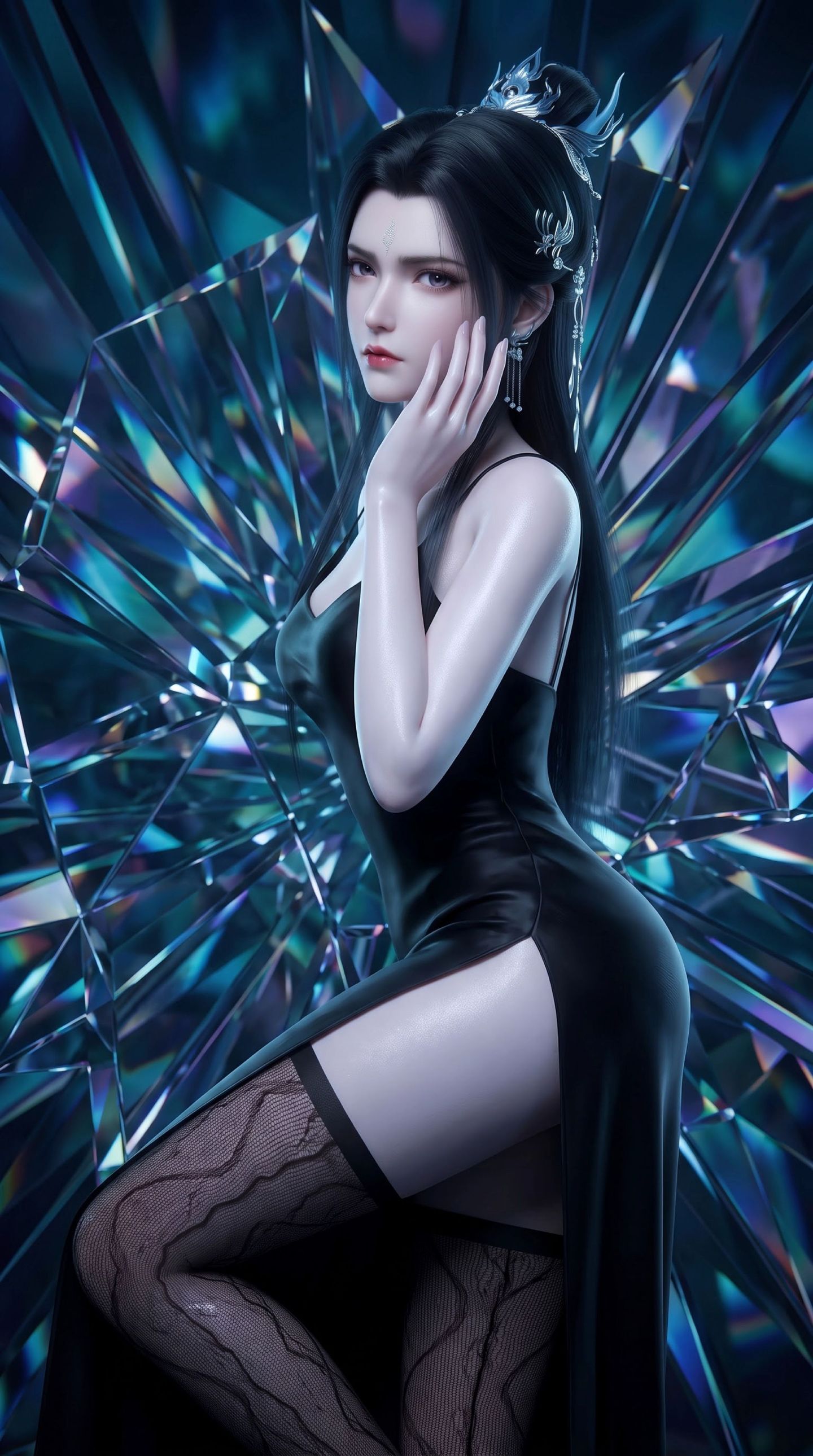 古装玄幻《诛仙》动画御姐陆雪琪图片，时尚潮流变装穿搭版壁纸,第4张