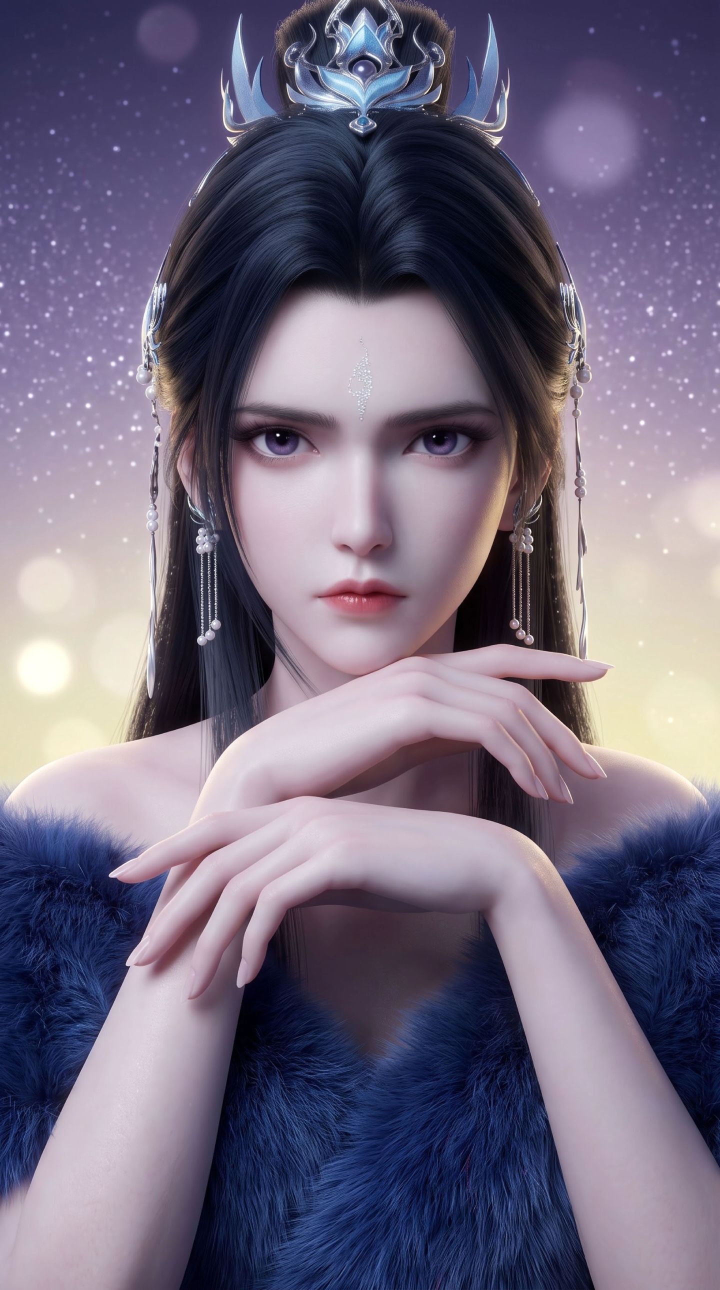 古装玄幻《诛仙》动画御姐陆雪琪图片，时尚潮流变装穿搭版壁纸,第3张