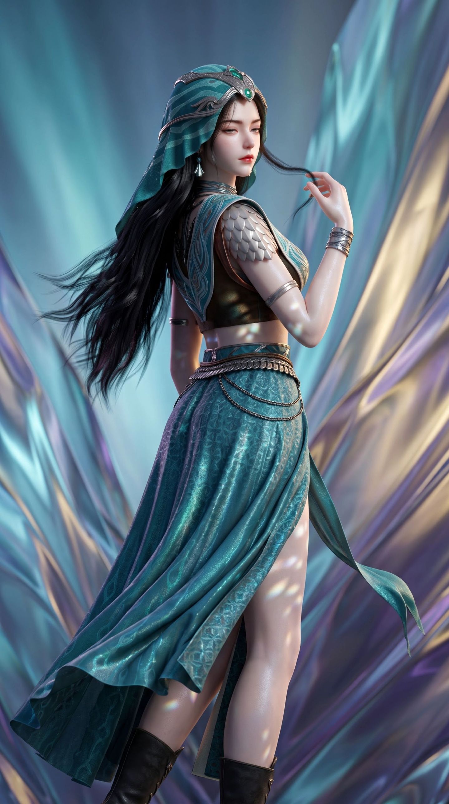 国漫美女《凡人修仙传》乐上师美图，东方美学人物壁纸,第6张