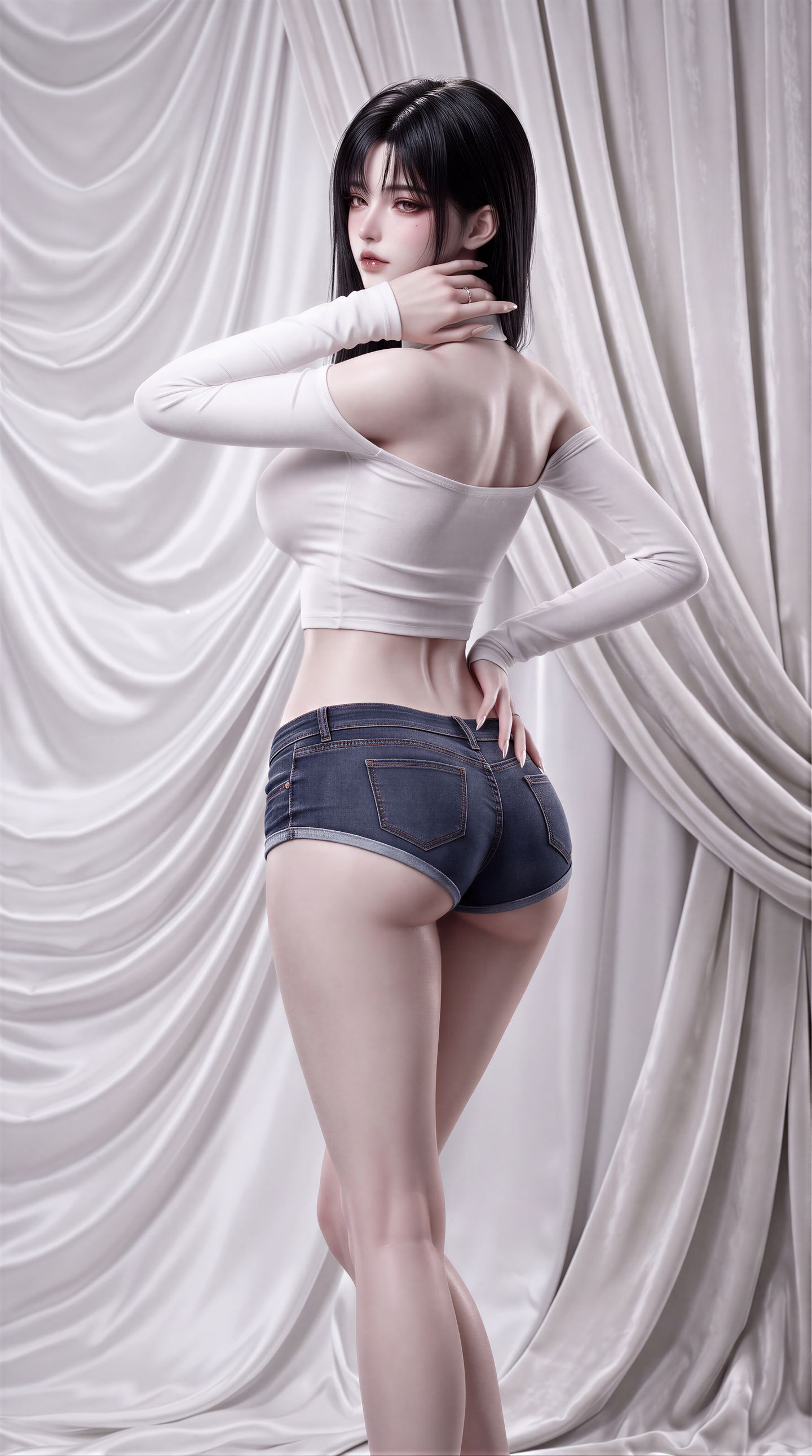 AI美女2K超高清图片手机壁纸，颜值美感养眼御姐,第4张