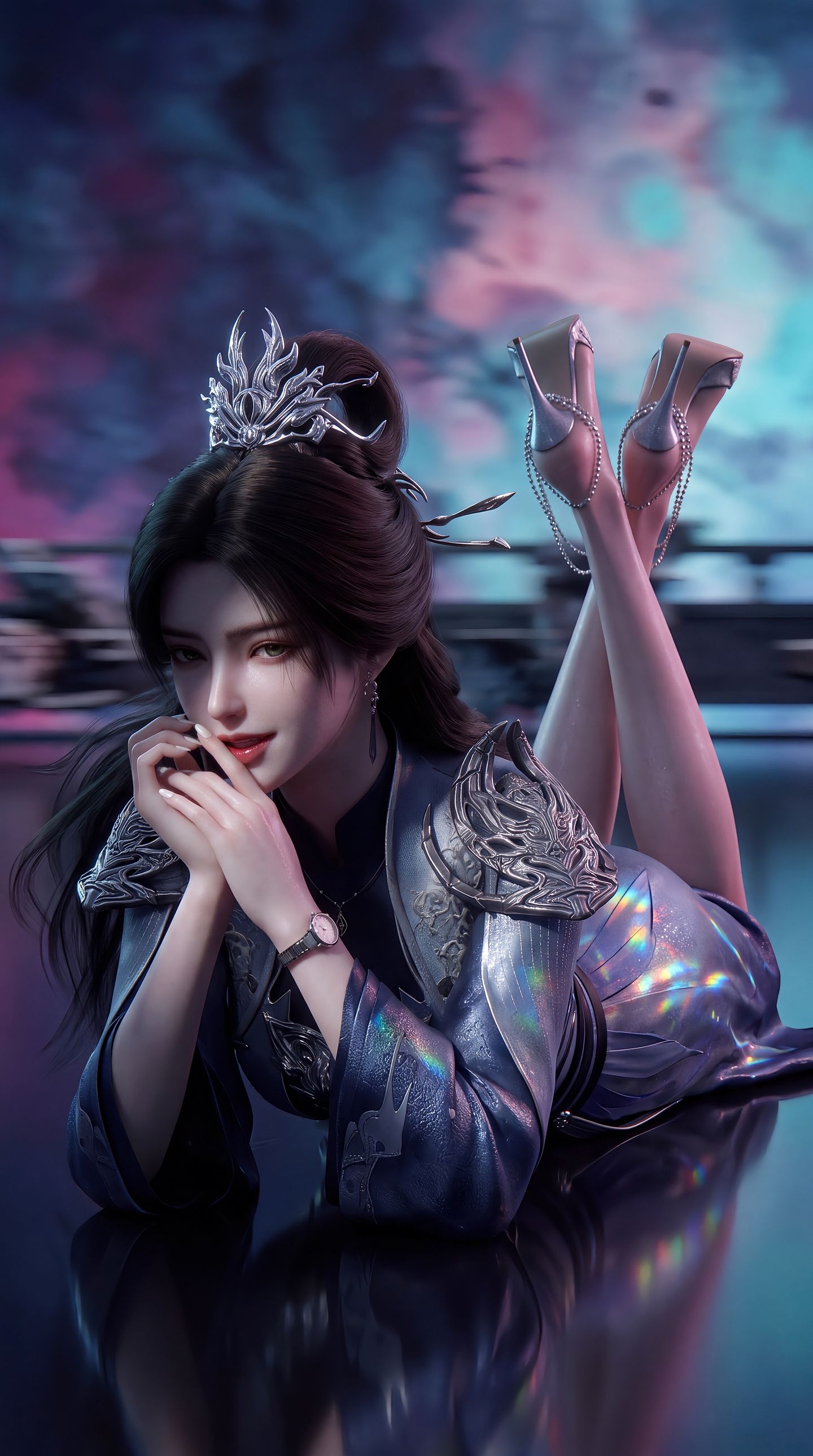 仙逆王林徒弟西凤子AI美图，国漫女神图片,第1张